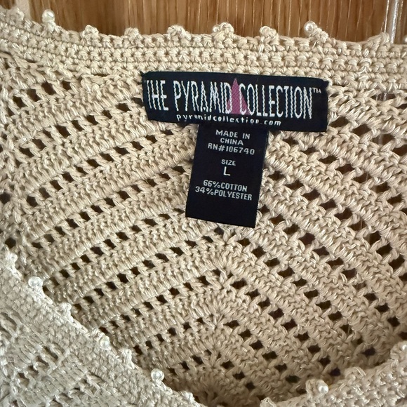 The Pyramid Collection Beige Knit Top - Picture 5 of 6
